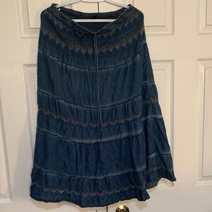 Denim Blue Women's Skirt